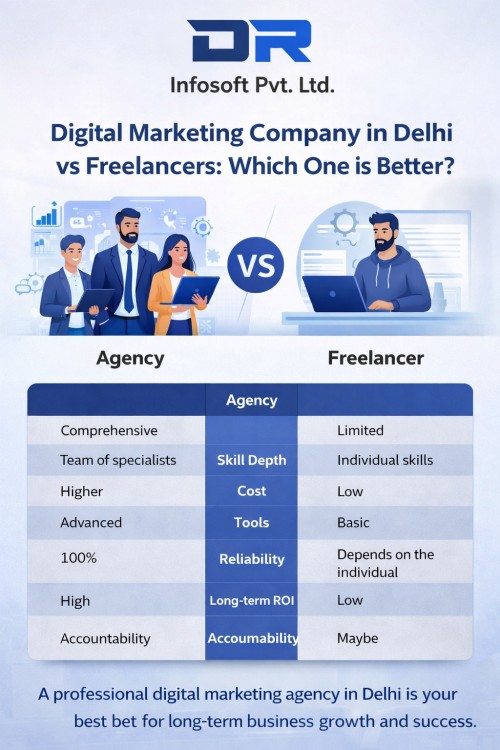 Digital Marketing Company in Delhi vs Freelancers: Which One is Better?
