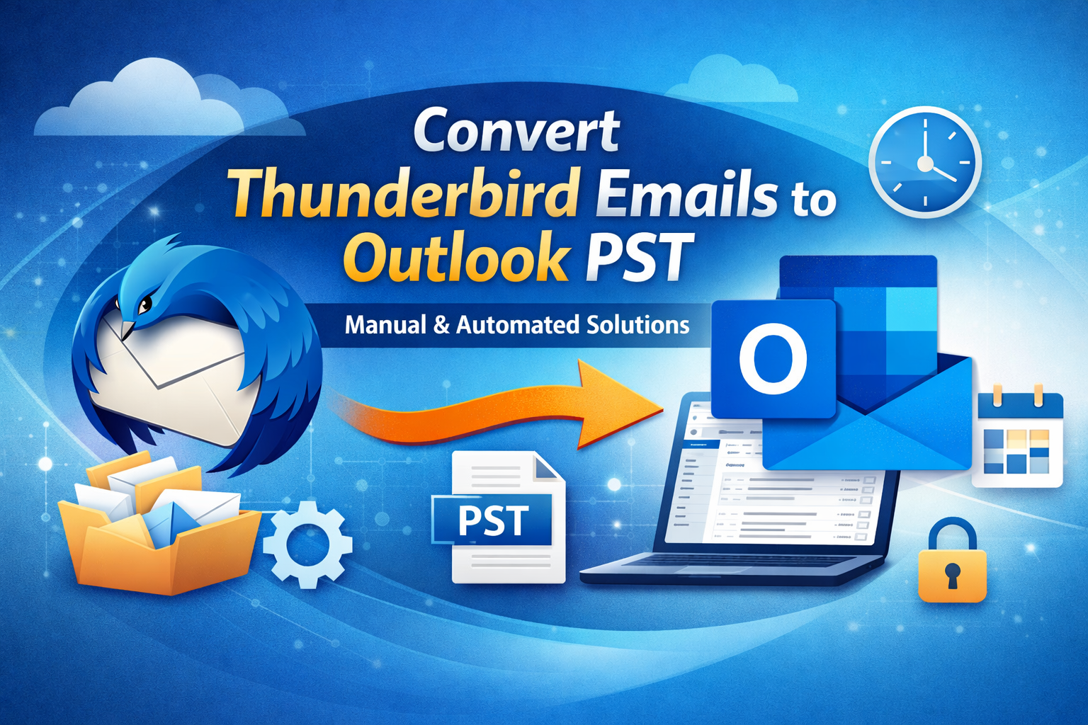 Best Ways to Open Thunderbird Emails To Outlook PST