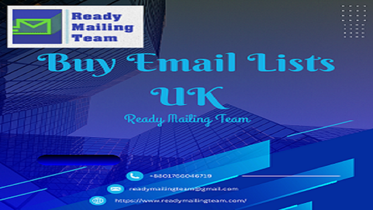 Maximize Your Marketing Success with Ready Mailing Team’s UK Email Database