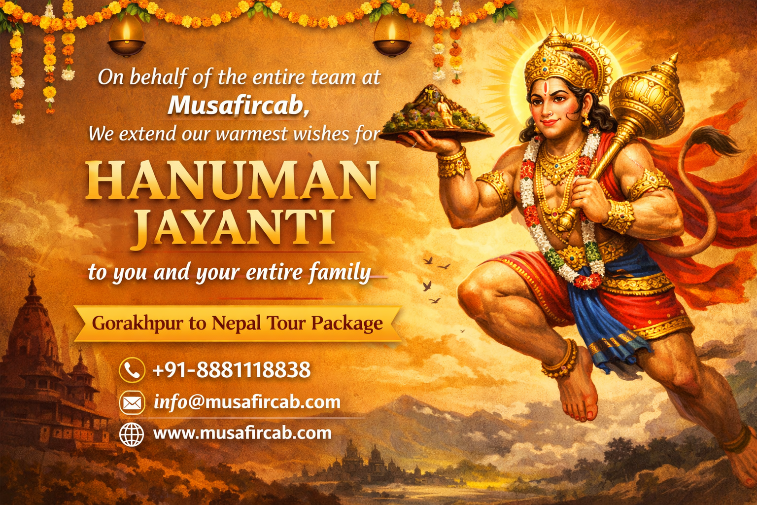 Gorakhpur to Nepal Tour Package