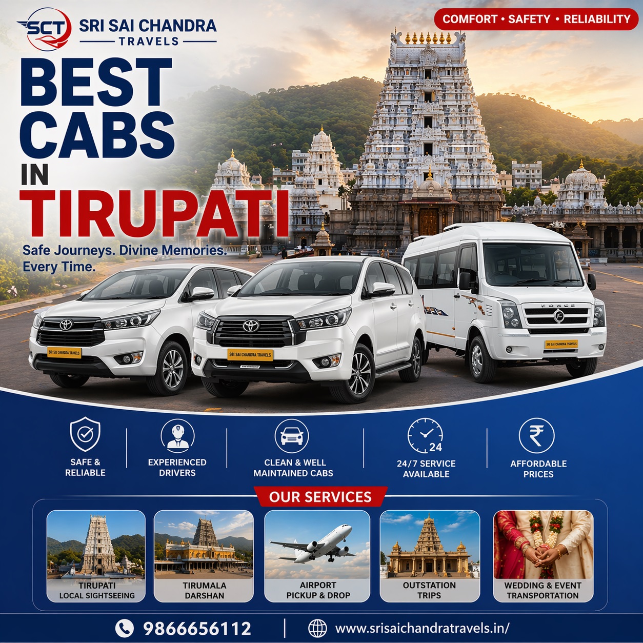 Looking for the Best Cabs in Tirupati? Get Reliable and Budget-Friendly Taxi Services Today