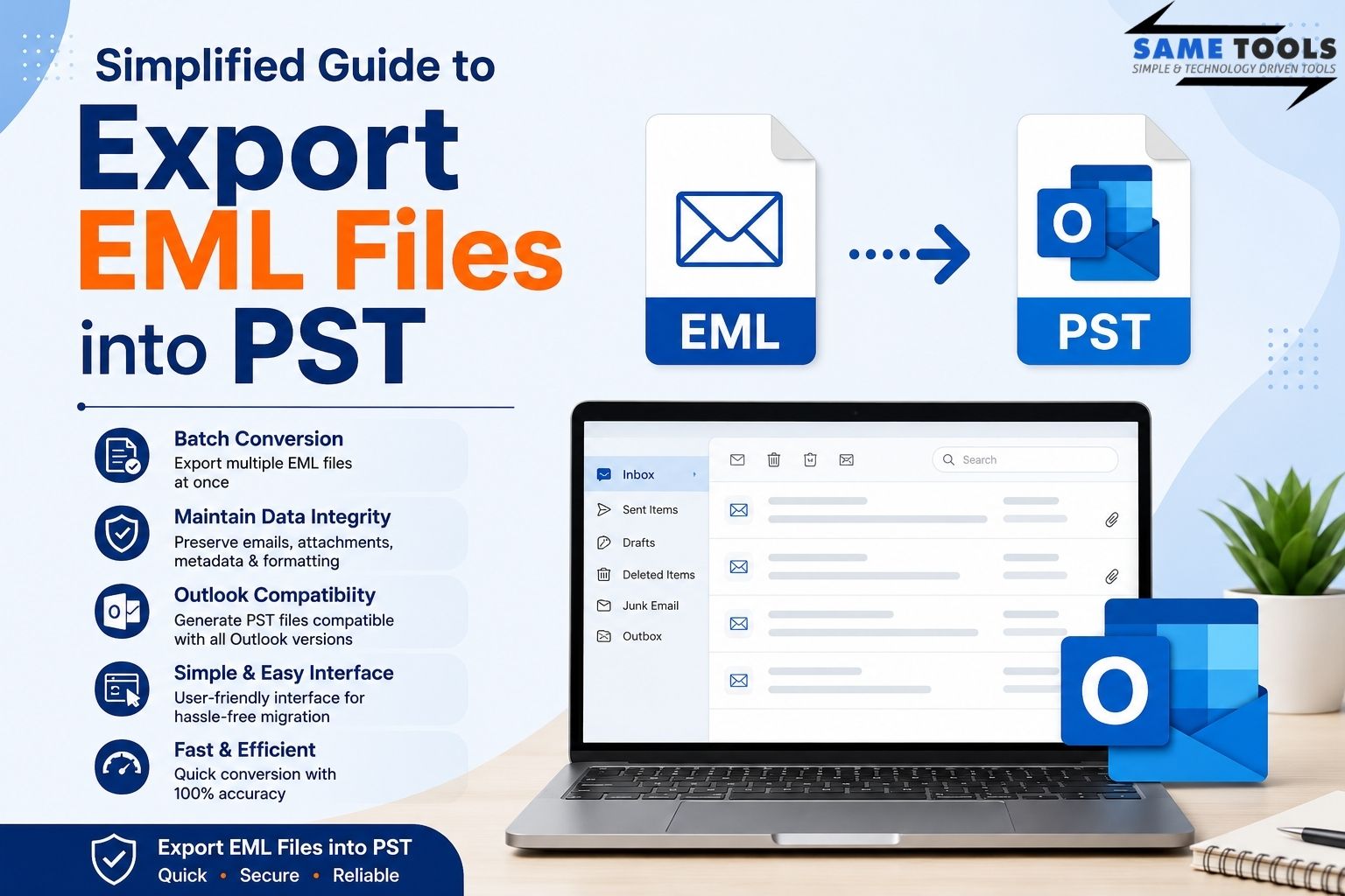 Simplified Guide to Export EML Files into PST