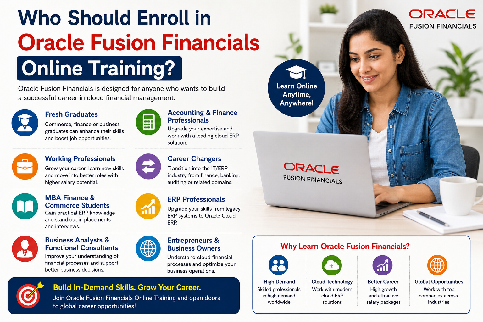 Who Should Enroll in Oracle Fusion Financials Online Training?