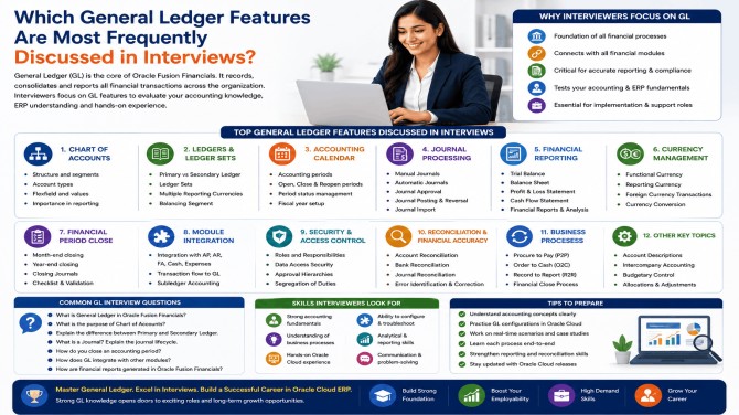 Which General Ledger Features Are Most Frequently Discussed in Interviews?