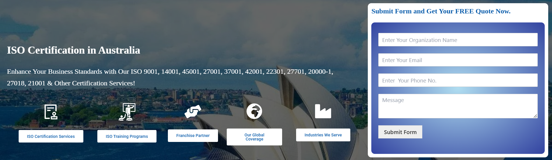 ISO Certification in Australia