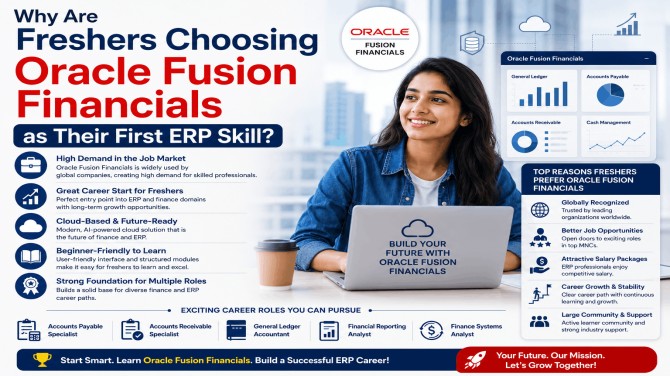 Why Are Freshers Choosing Oracle Fusion Financials as Their First ERP Skill?