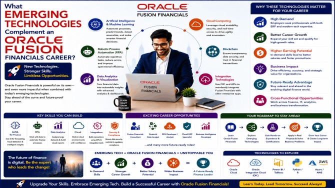What Emerging Technologies Complement an Oracle Fusion Financials Career?