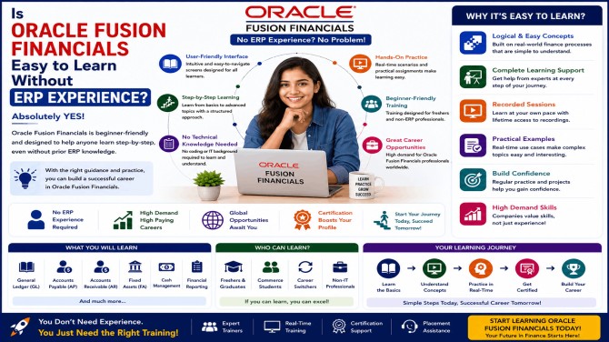 Is Oracle Fusion Financials Easy to Learn Without ERP Experience?
