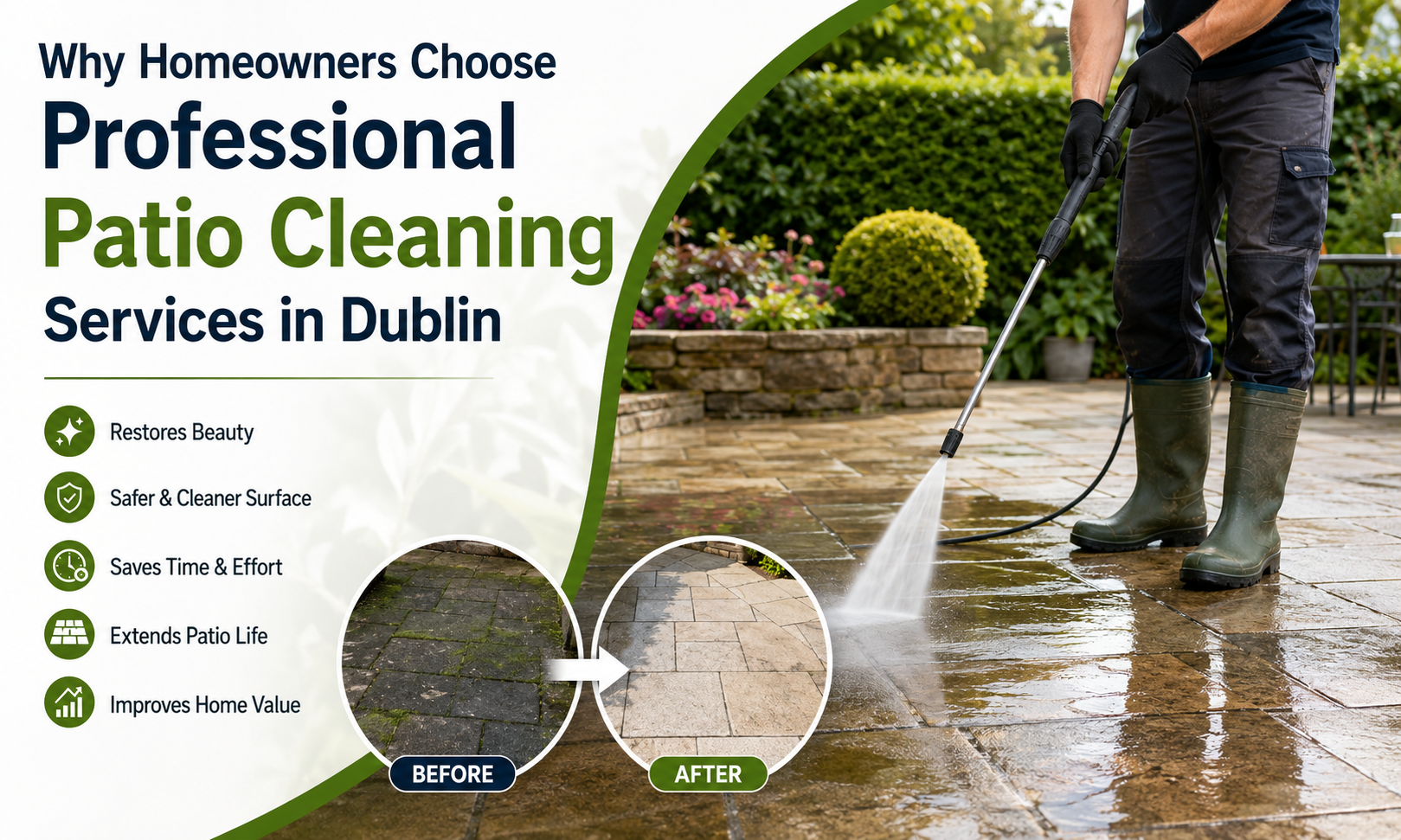Why Homeowners Choose Professional Patio Cleaning Dublin Today