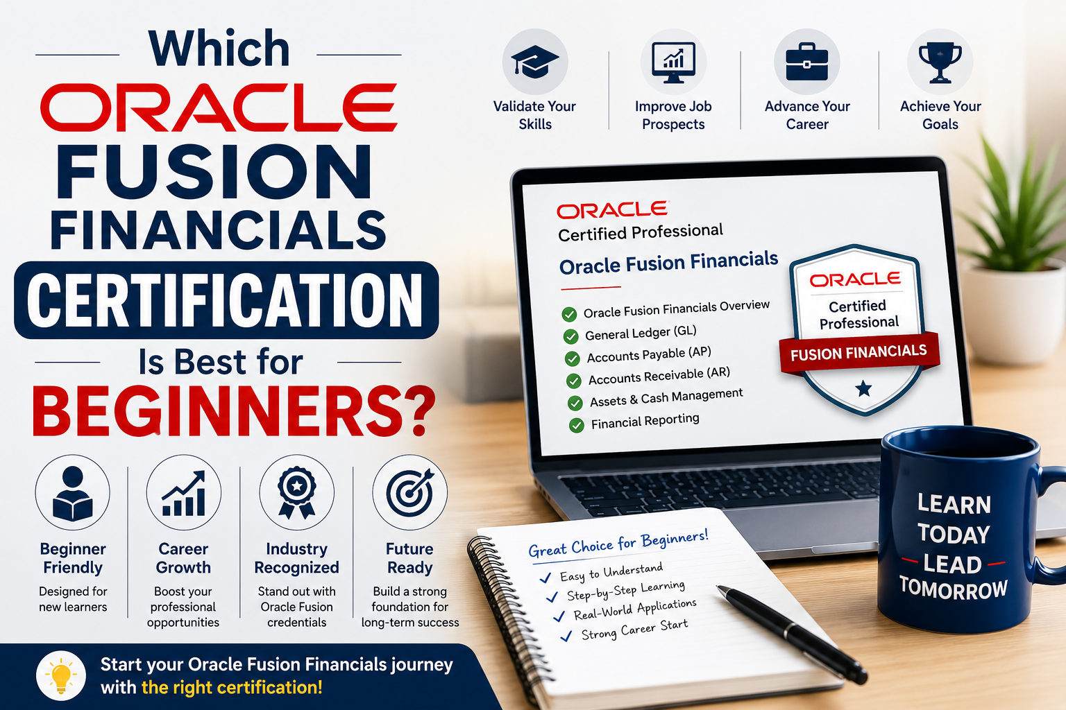 Which Oracle Fusion Financials Certification Is Best for Beginners?