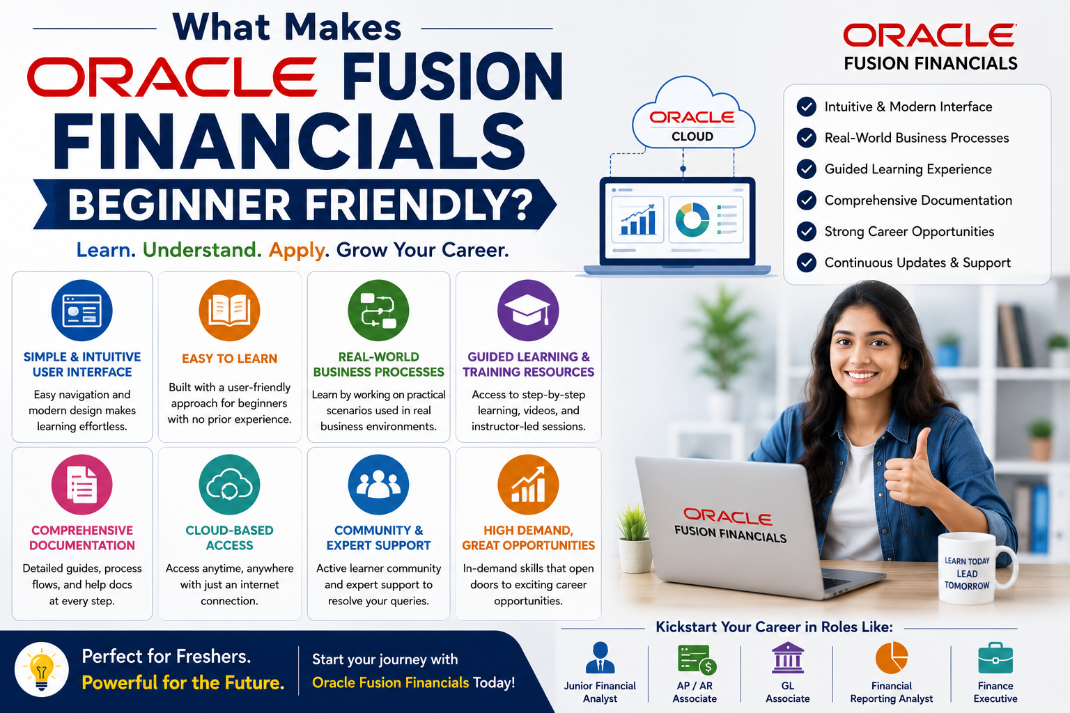 What Makes Oracle Fusion Financials Beginner Friendly?