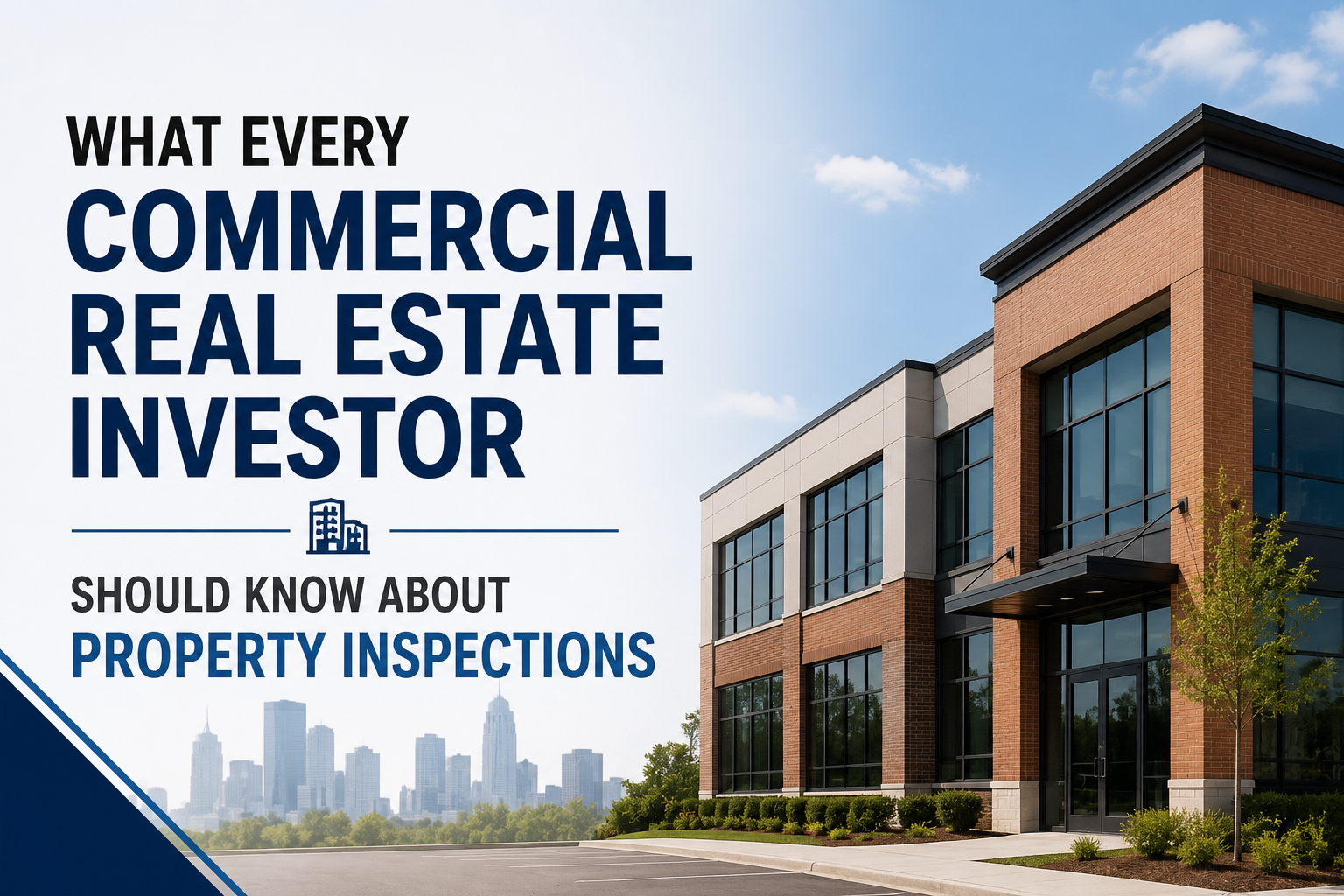 What Every Commercial Real Estate Investor Should Know About Property Inspections