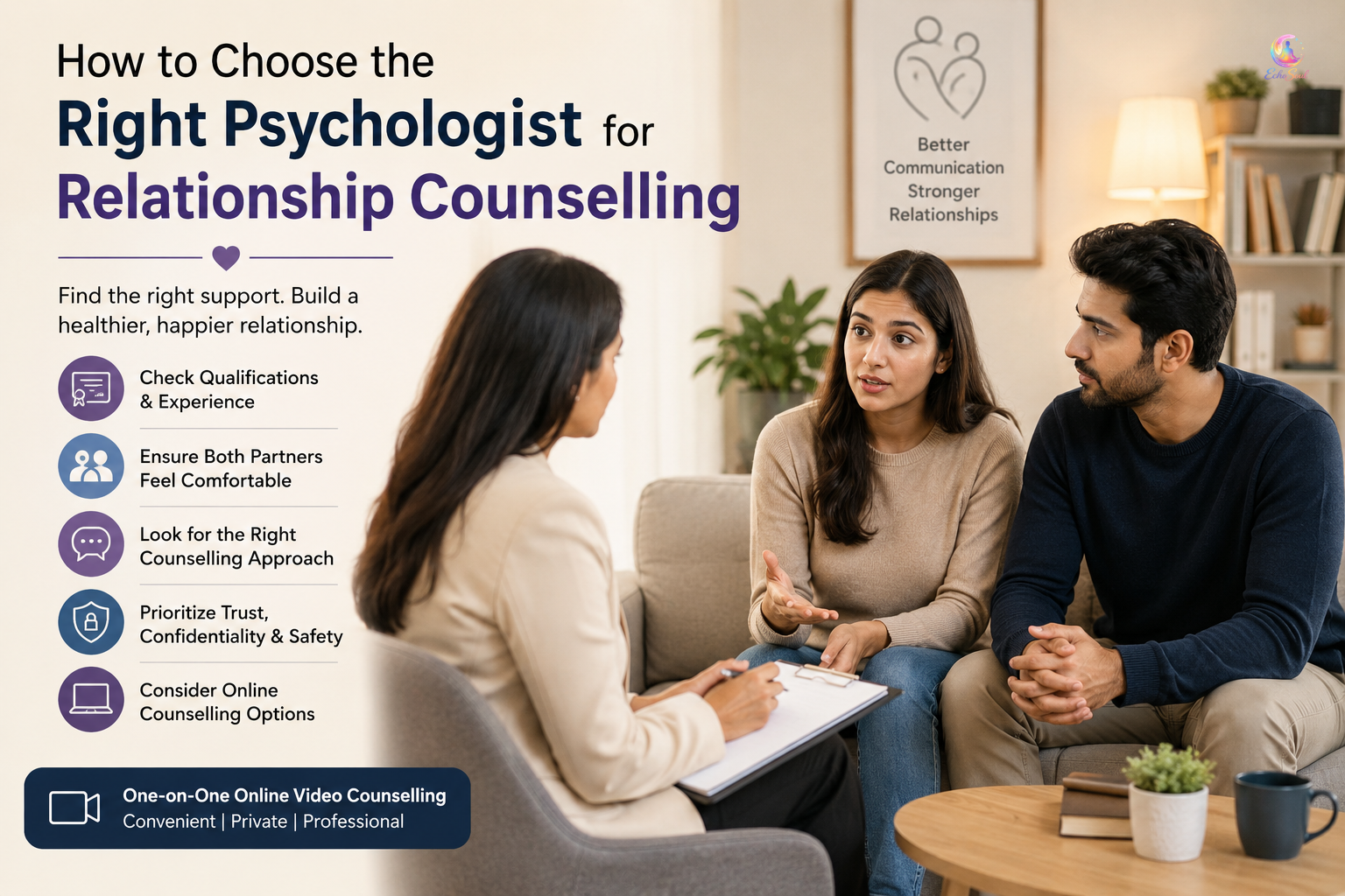 How to Choose the Right Psychologist for Relationship Counselling