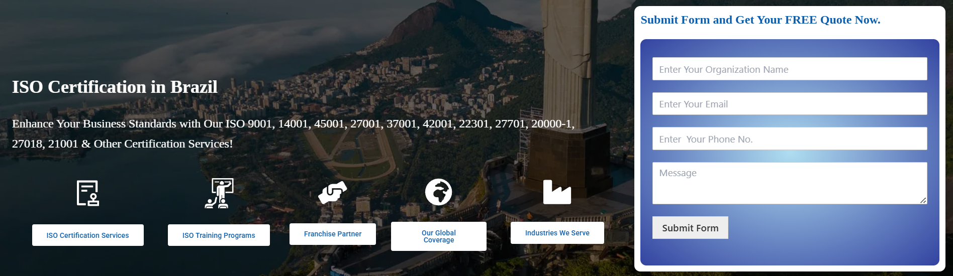 ISO Certification in Brazil