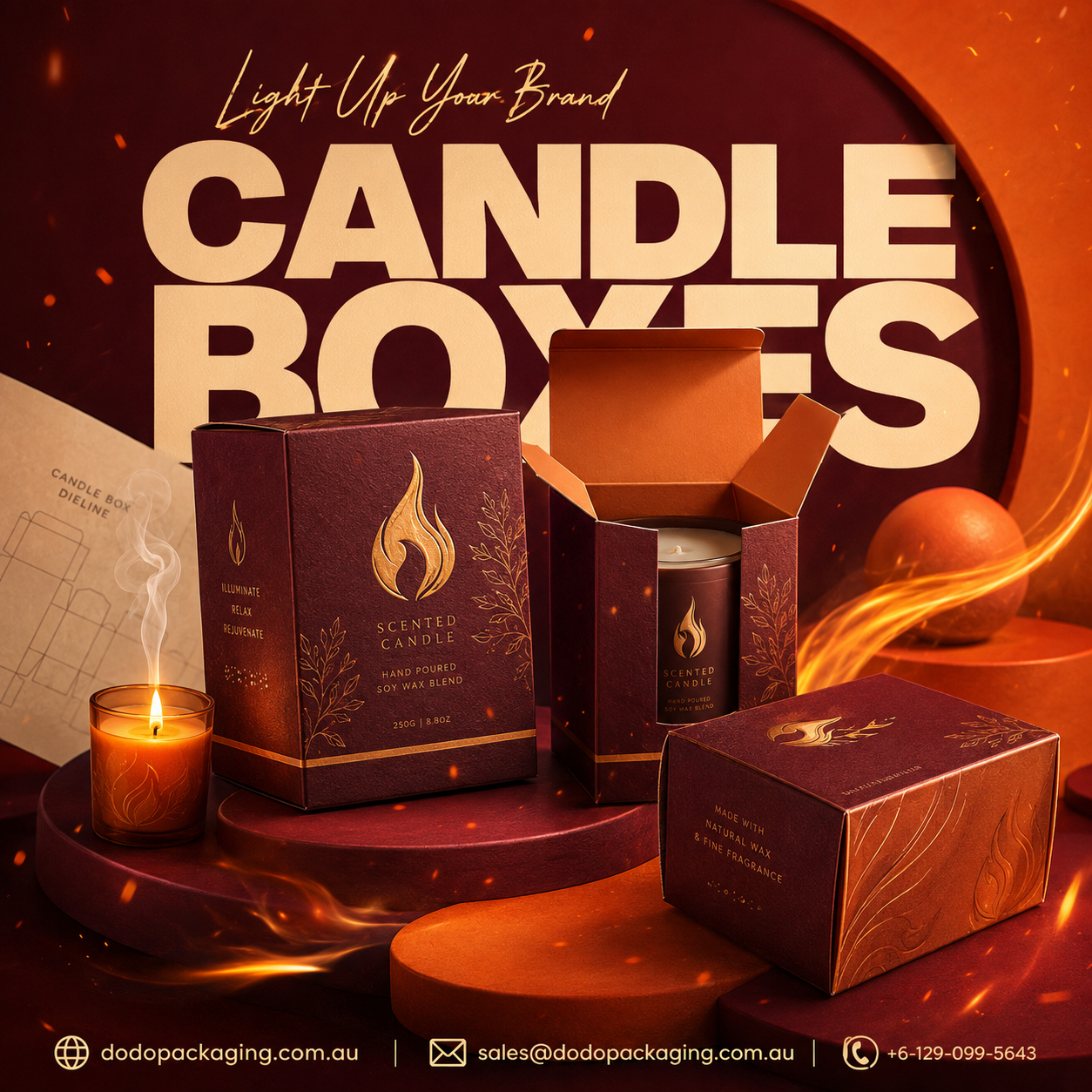 Candle Boxes & Luxury Candle Boxes That Match What's Inside