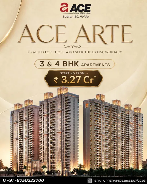 ACE Arte – Premium Lifestyle Homes in Sector 150, Noida