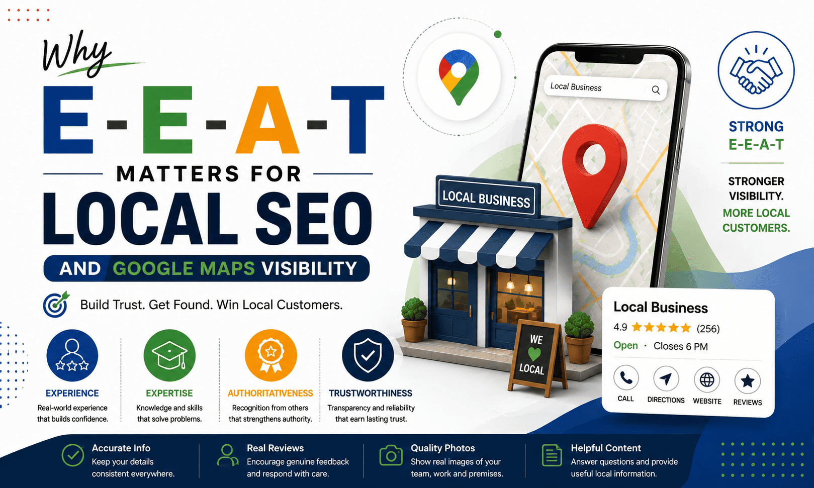 Why E-E-A-T Matters for Local SEO and Google Maps Visibility