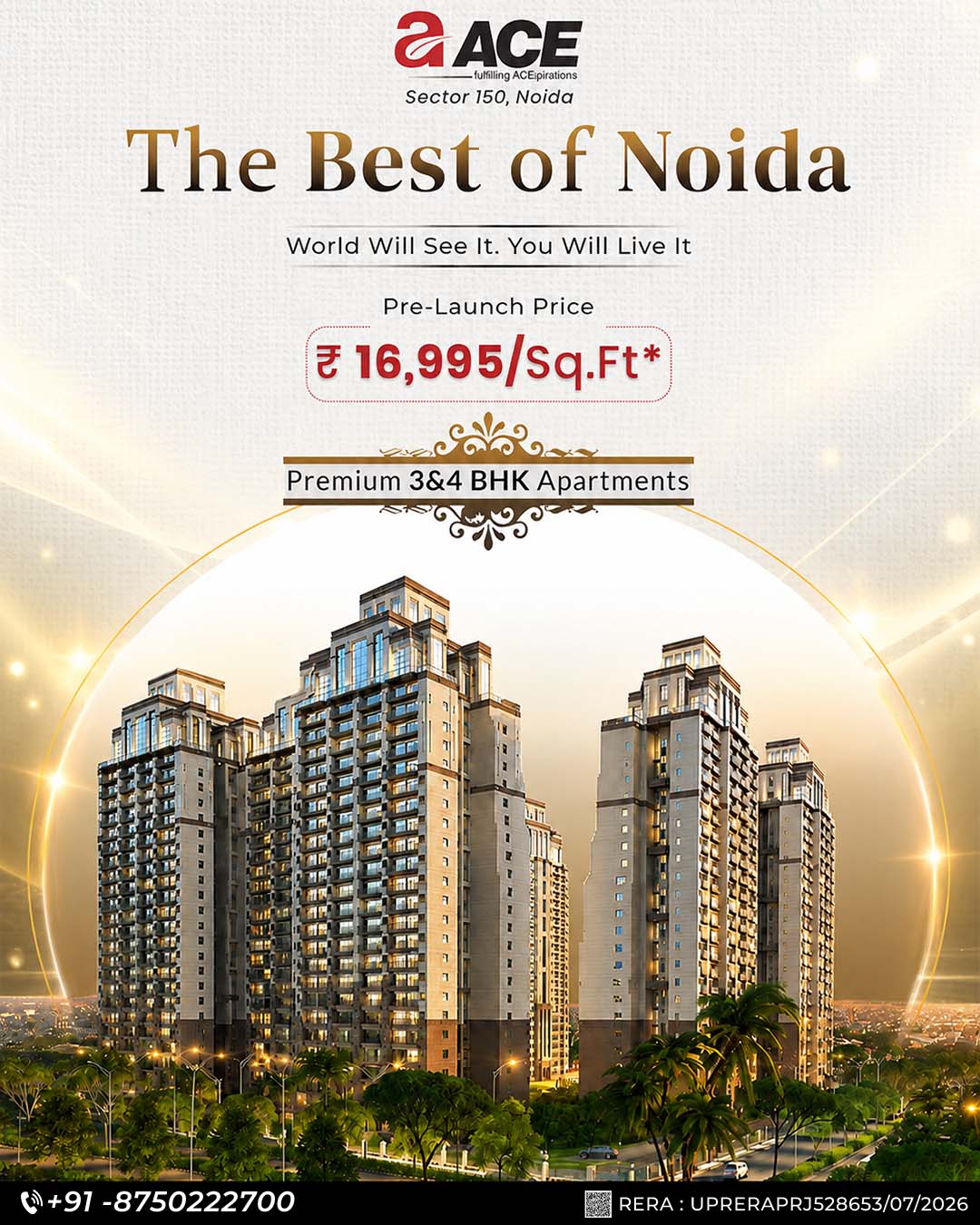 ACE Arte apartments in Sector 150, Noida